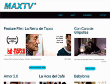 Tablet Screenshot of maxtv.com